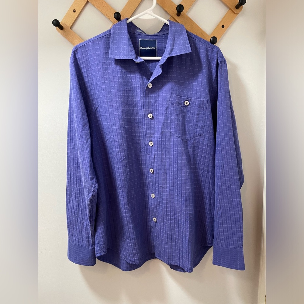 Tommy Bahama Silk Cotton Blend Button Down